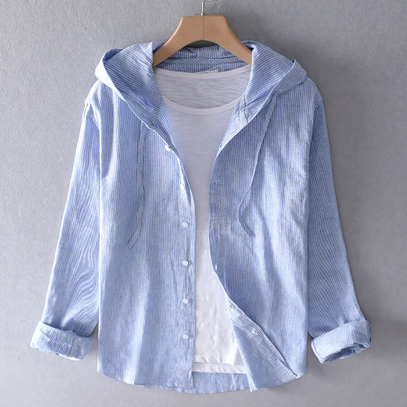 Celest | Lightweight Hooded Blouse