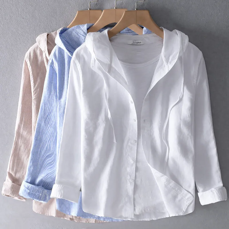Celest | Lightweight Hooded Blouse