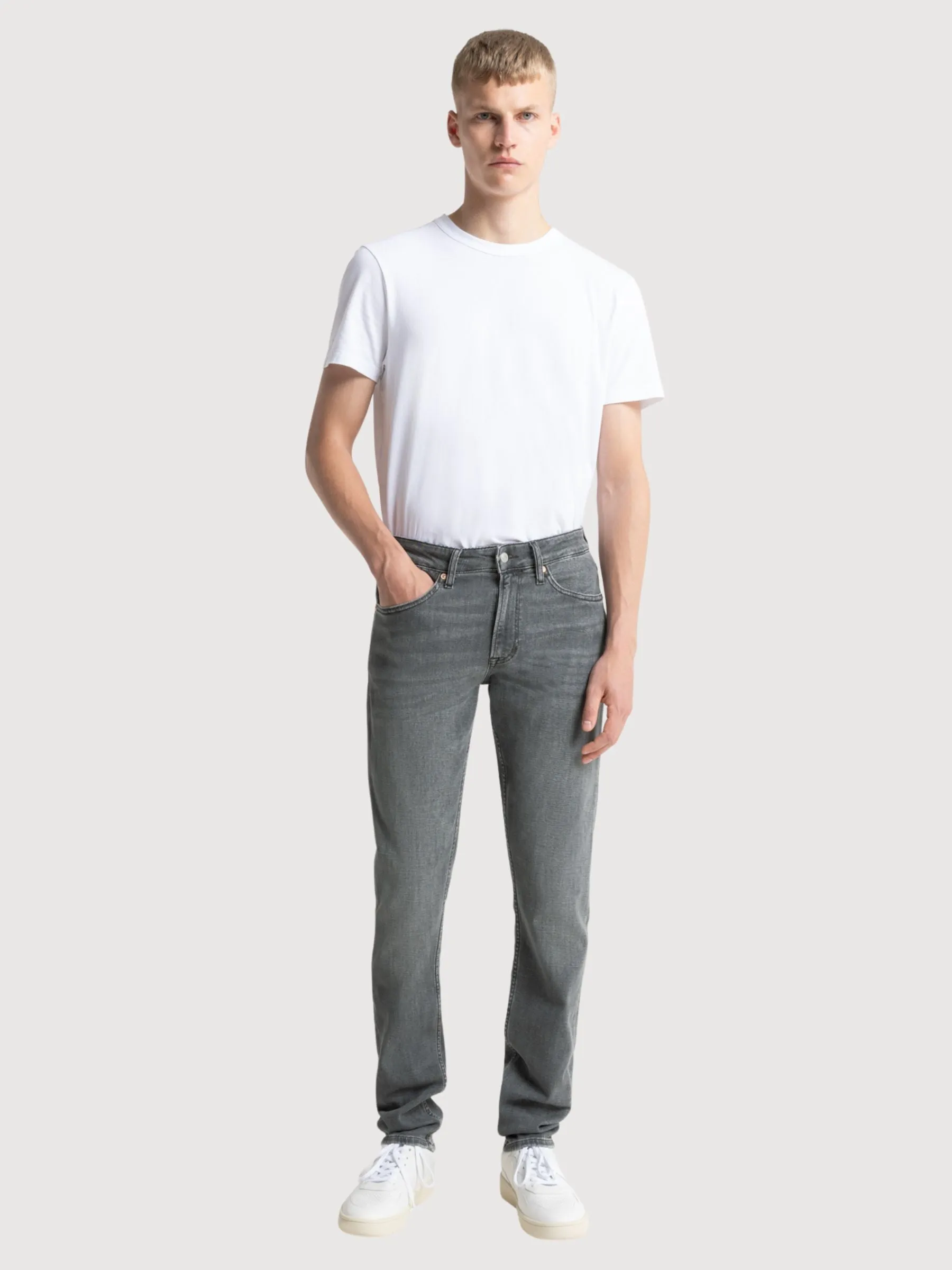 Charles Sophia Light Grey Pants | King Of Indigo