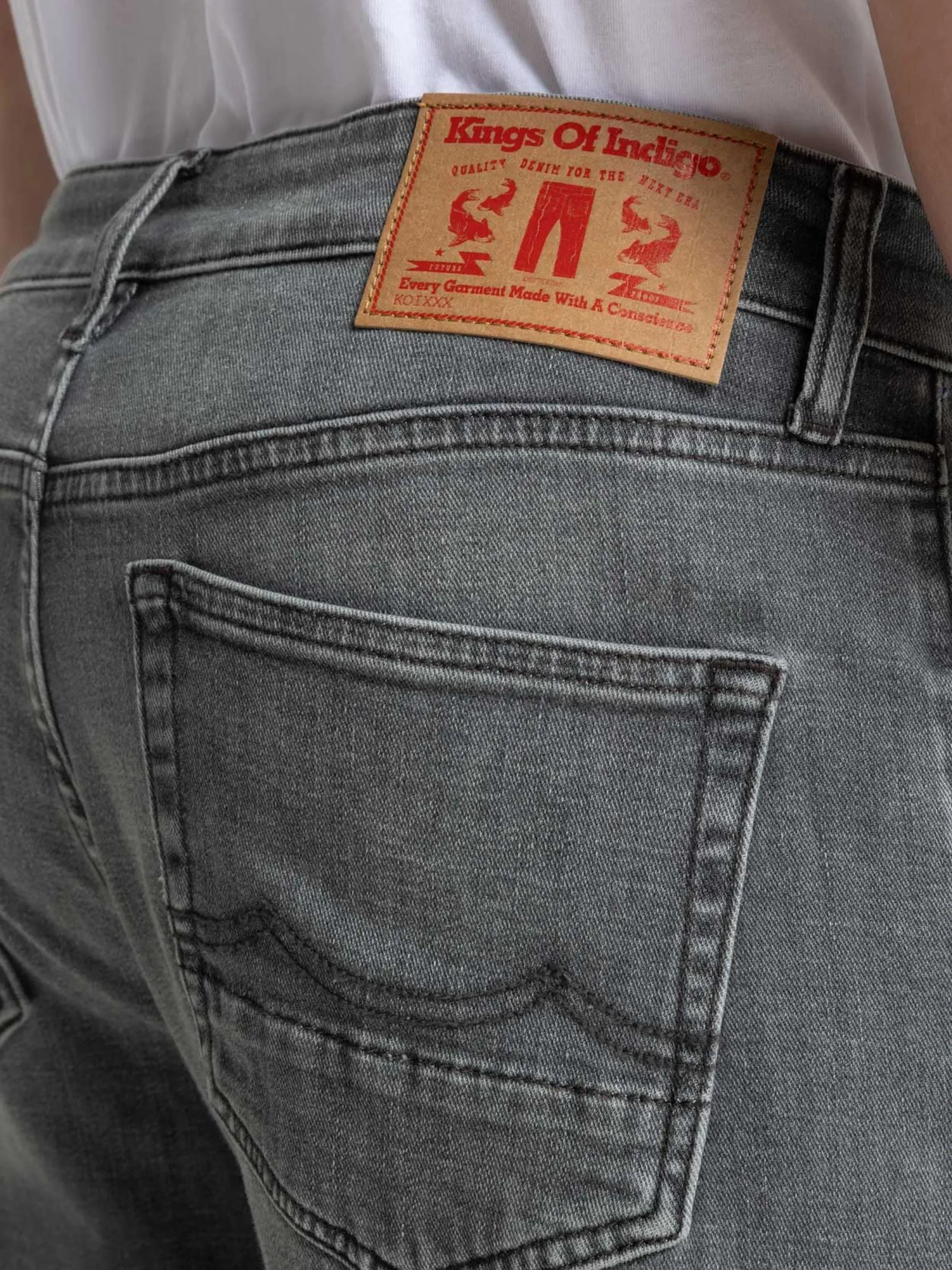 Charles Sophia Light Grey Pants | King Of Indigo