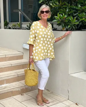 Chloe - Trendy V-Neck Blouse