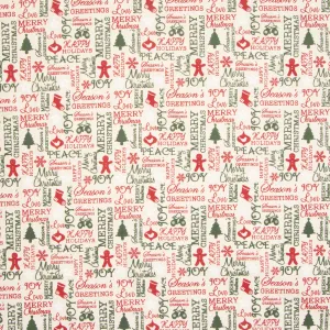 Christmas Cotton Xmas Greetings