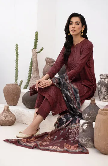 Classic Pakistani Salwar Kameez with Dupatta Maroon Dress