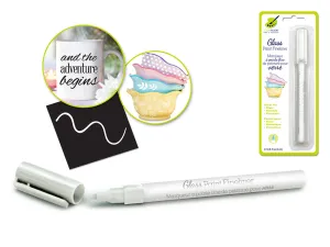Color Factory: Glass Marker Ceramic/Porcelain Fineliner Permanent 3ml White