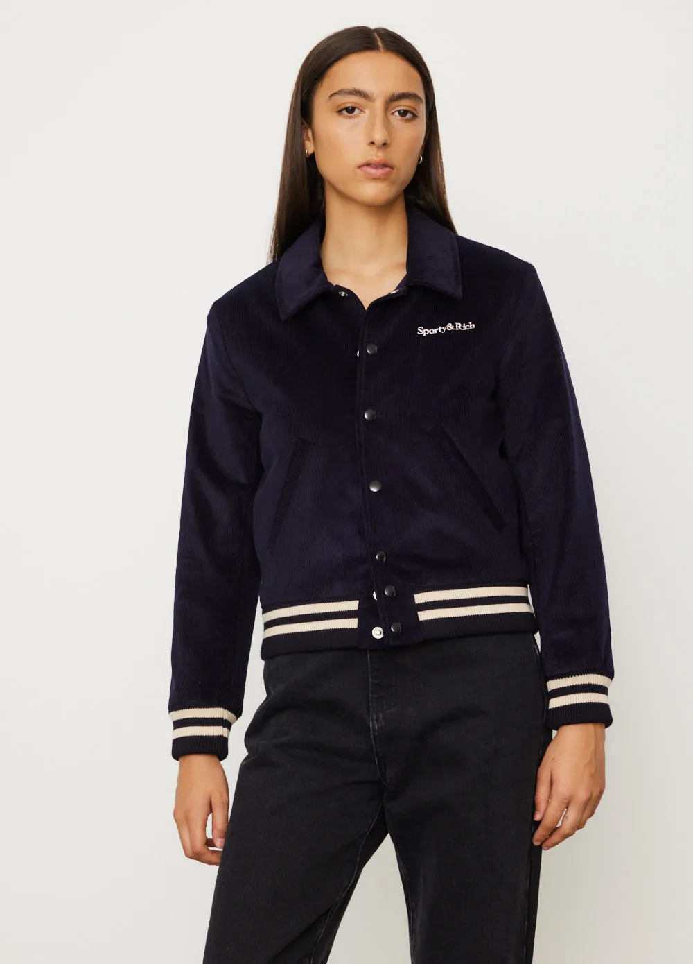 Corduroy Varsity Jacket