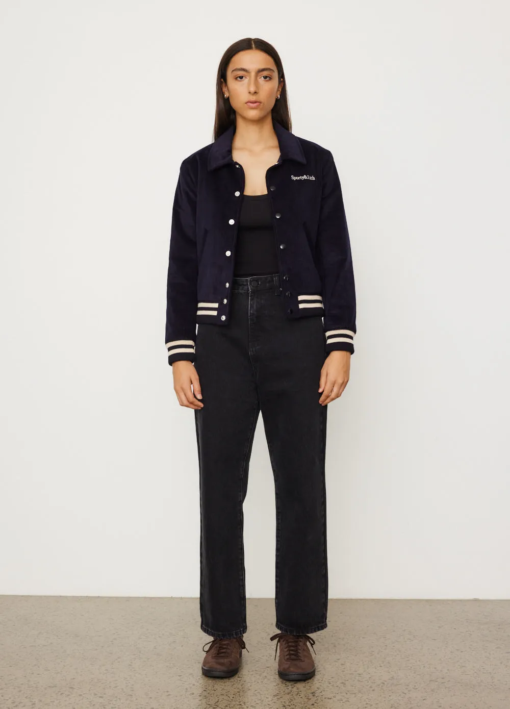 Corduroy Varsity Jacket