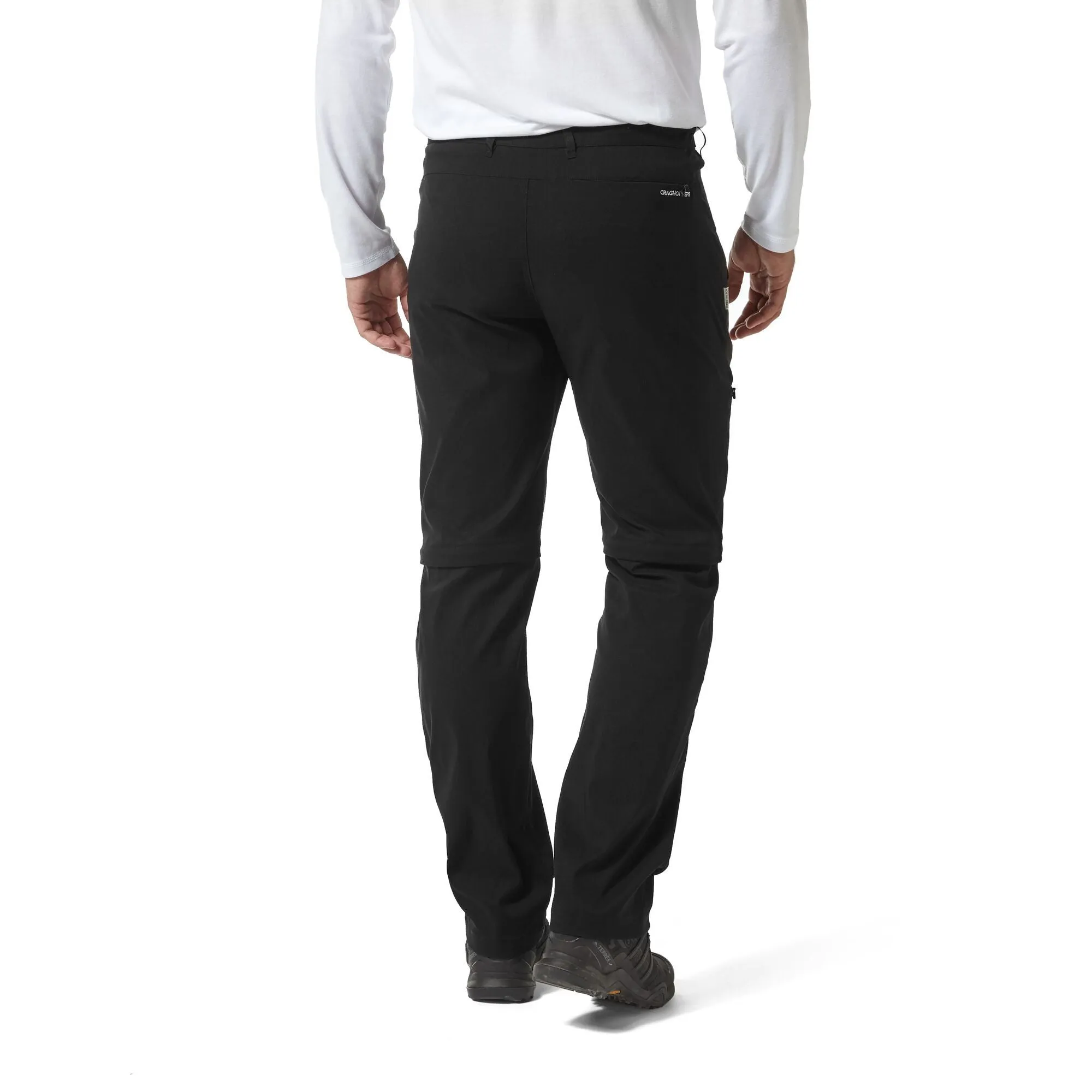 Craghoppers Men's Kiwi Pro II Convertible Trousers Black CMJ495