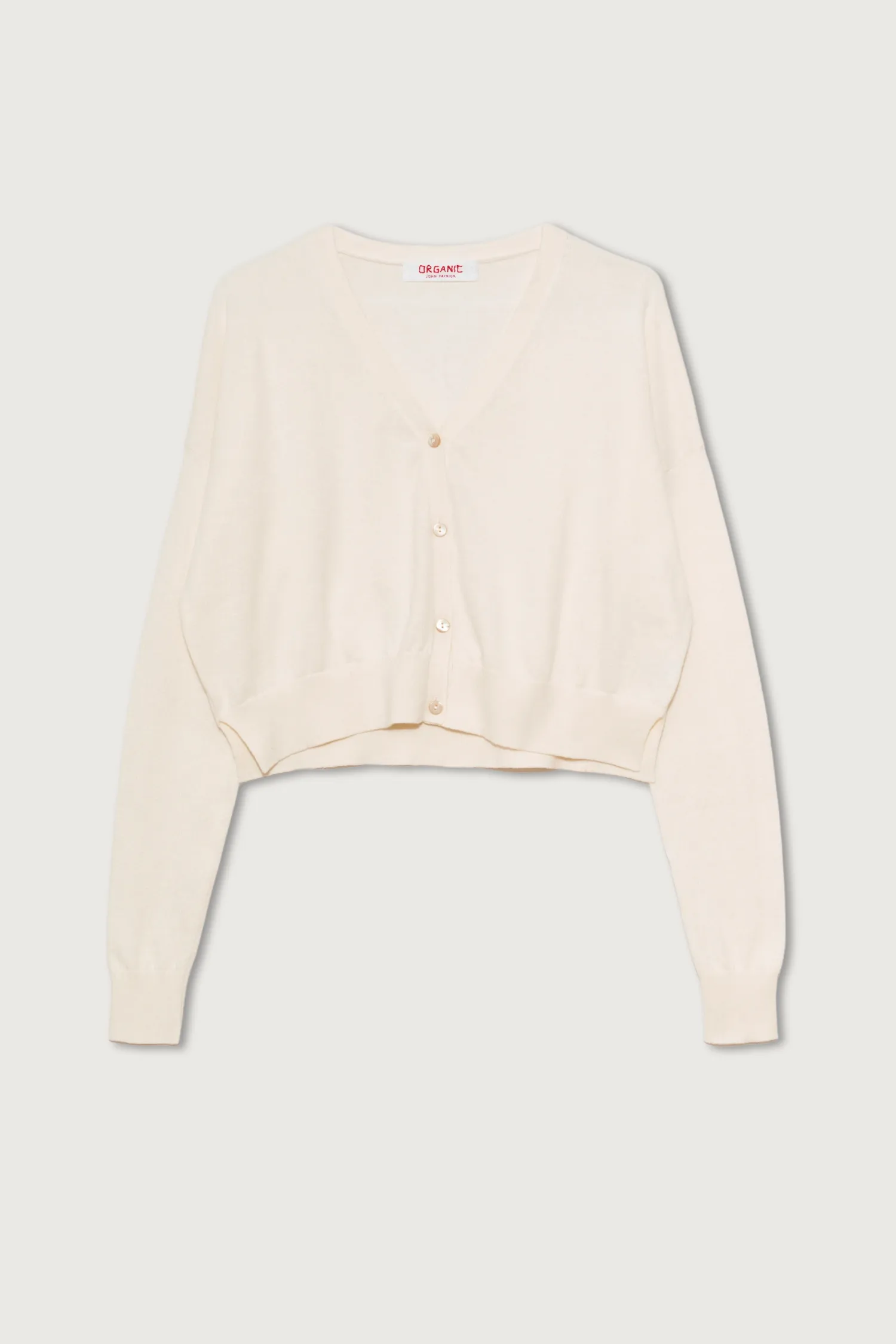 Crop Cardi Off White