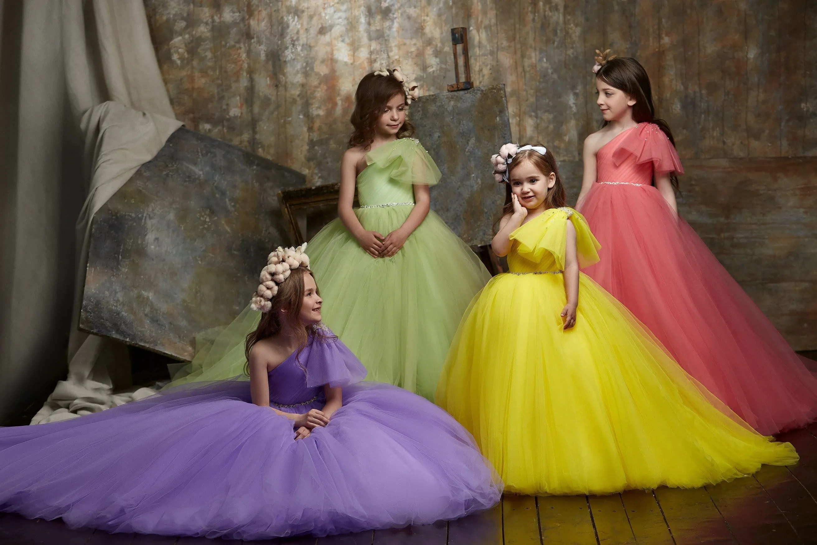 Deluxe One-Shoulder Young Fashionista Dress