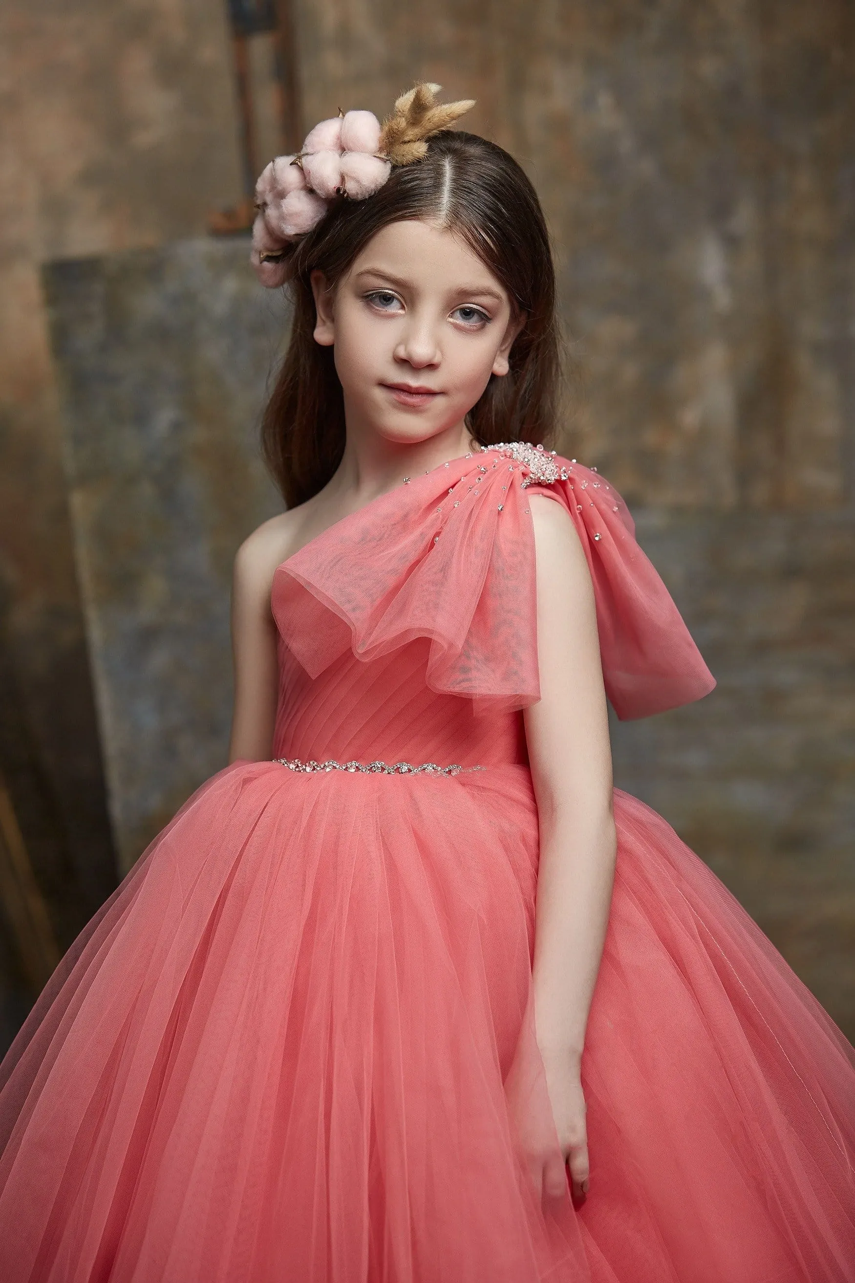 Deluxe One-Shoulder Young Fashionista Dress