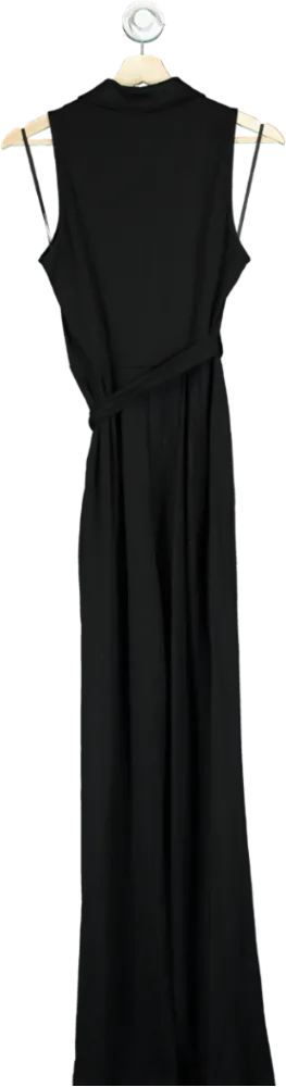 Diane Von Furstenberg Black DVF Kellie Jumpsuit UK M