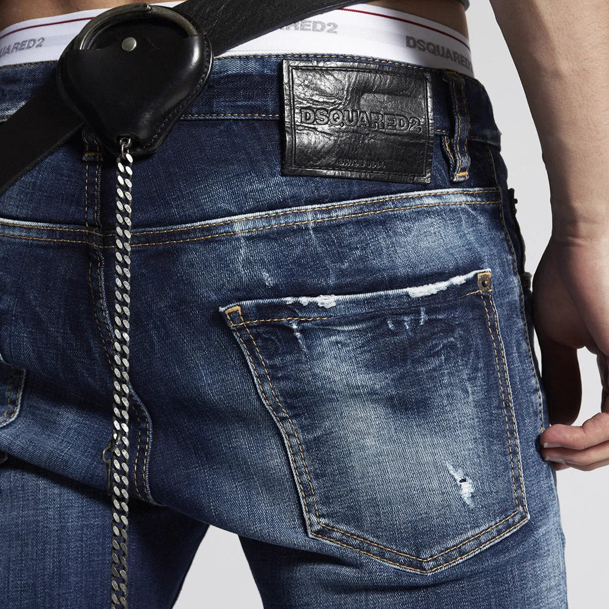 DSQUARED2 - Dark 4 Wash Cool Guy Jeans in Blue
