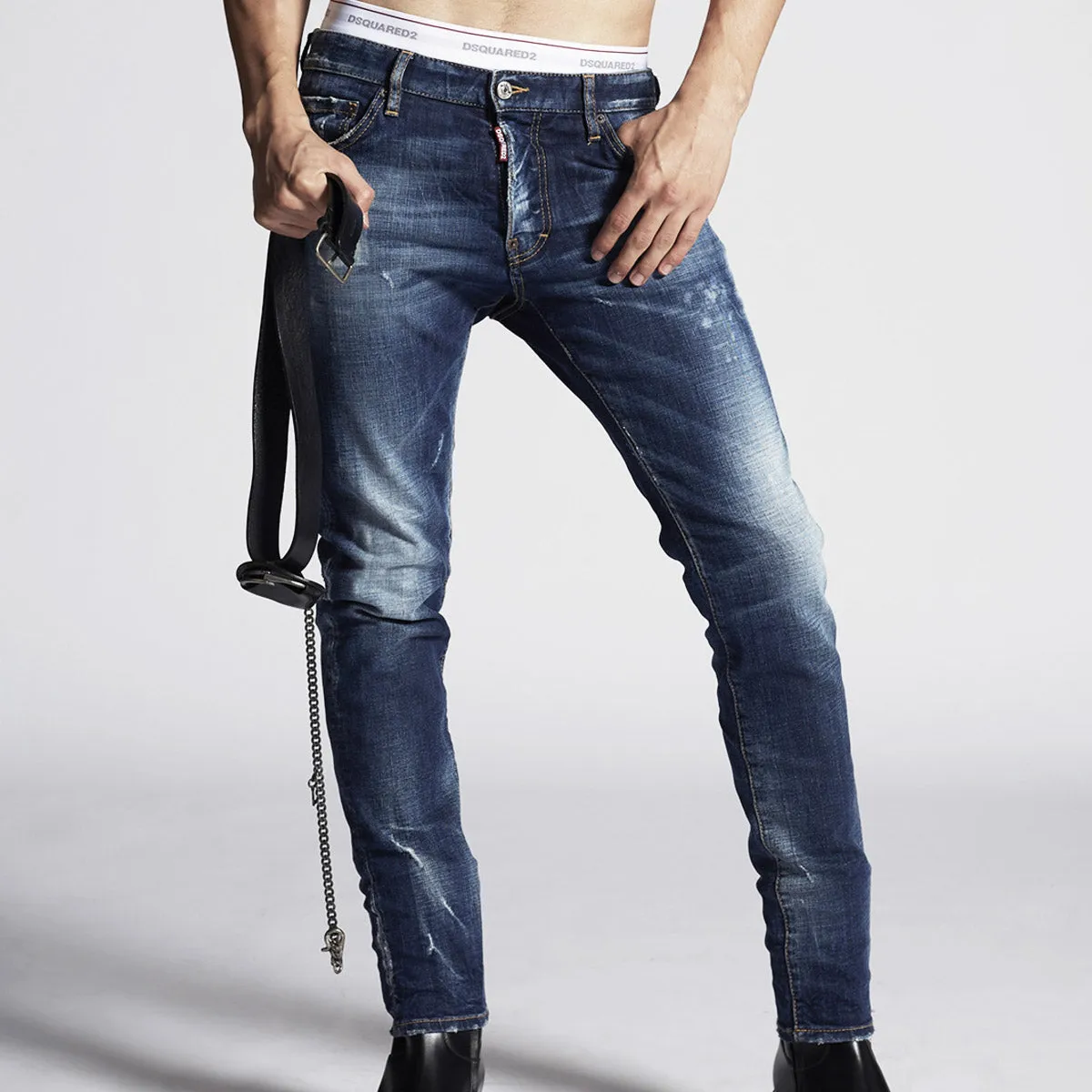 DSQUARED2 - Dark 4 Wash Cool Guy Jeans in Blue