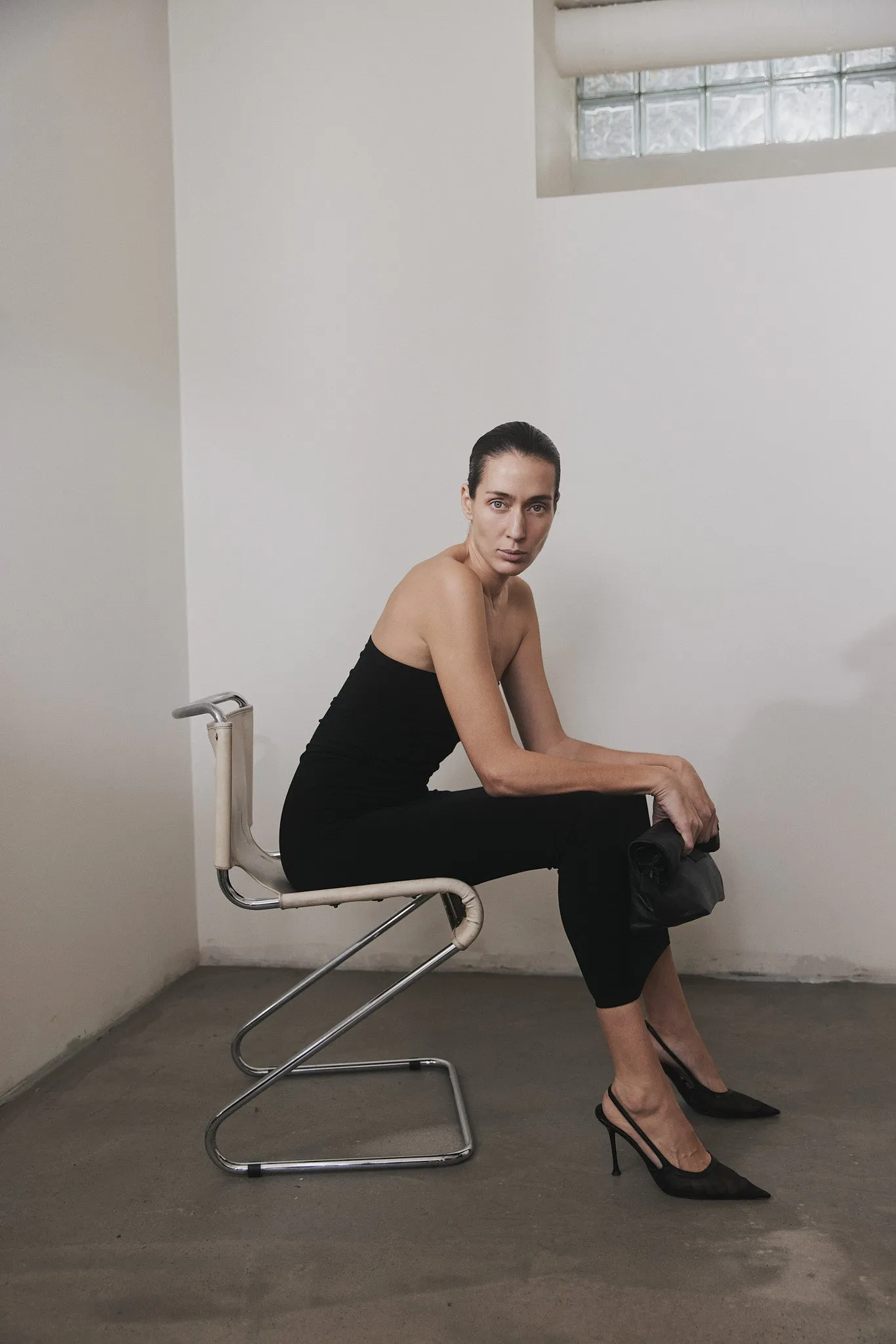 Echo dress - Viscose, Nylon & Spandex - Black