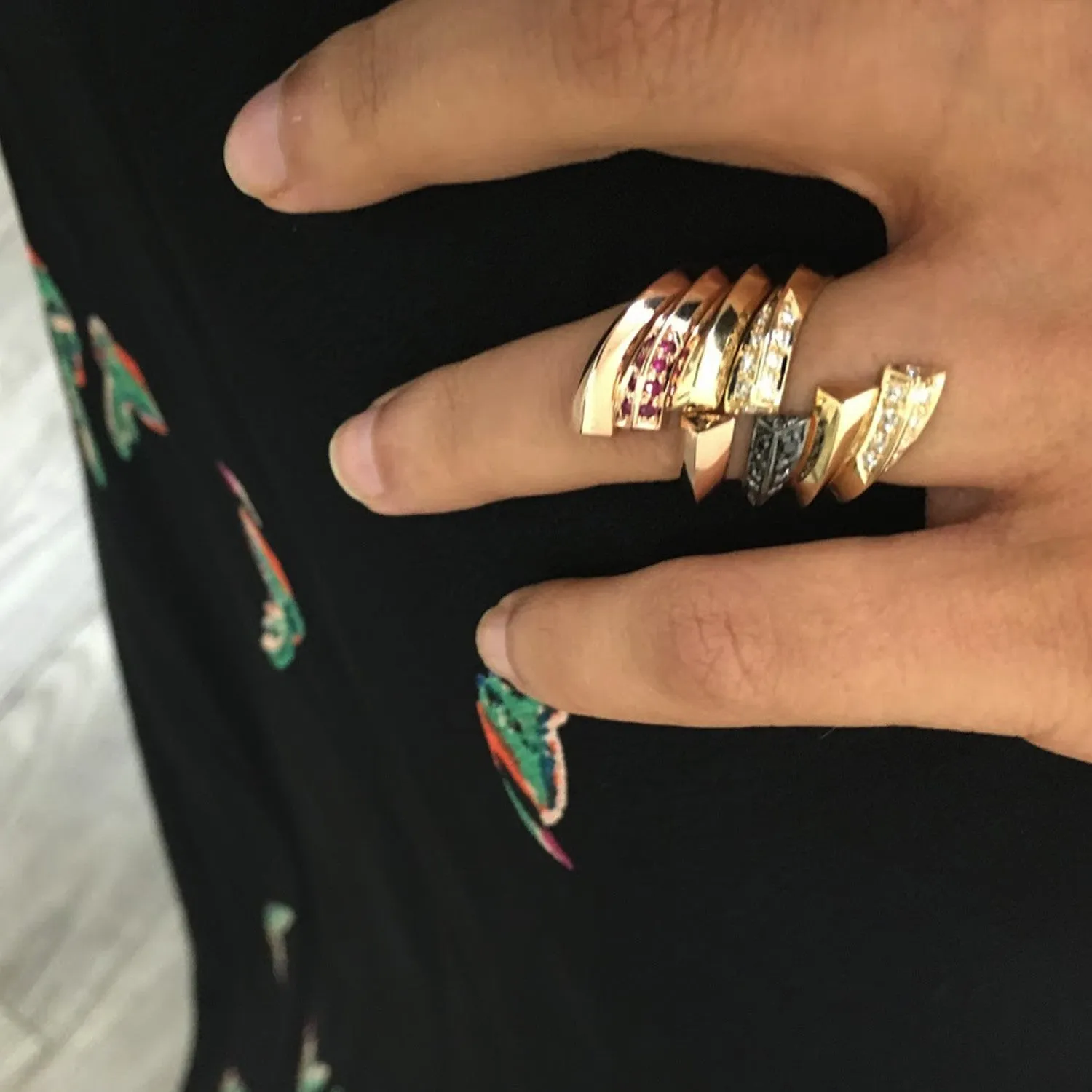 Eva Ring | Black Diamonds