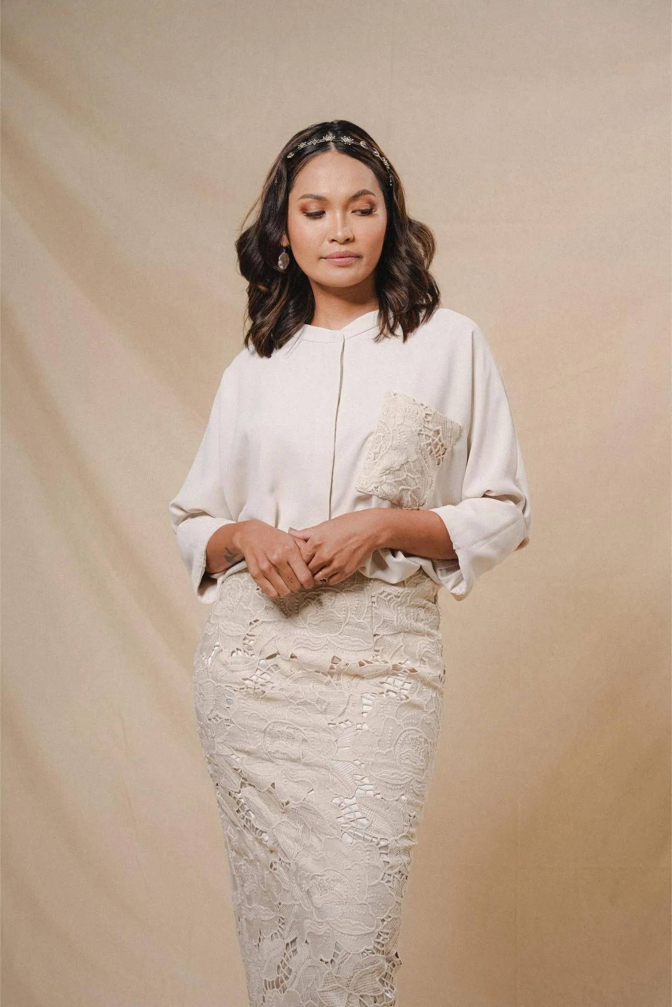 EVE TOP IN IVORY