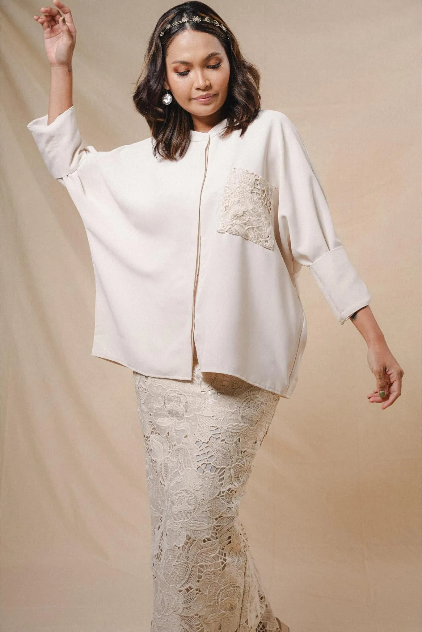 EVE TOP IN IVORY