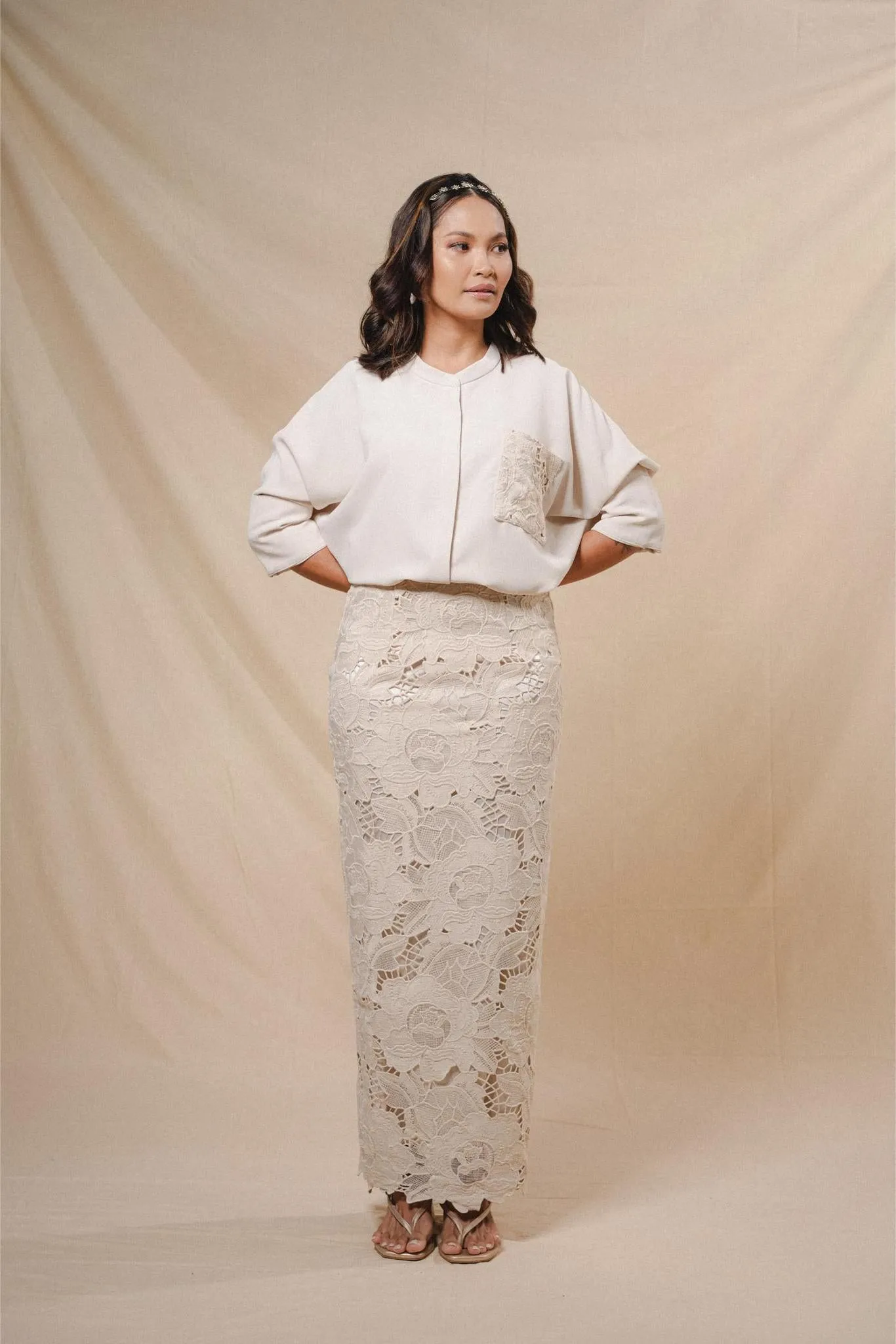 EVE TOP IN IVORY