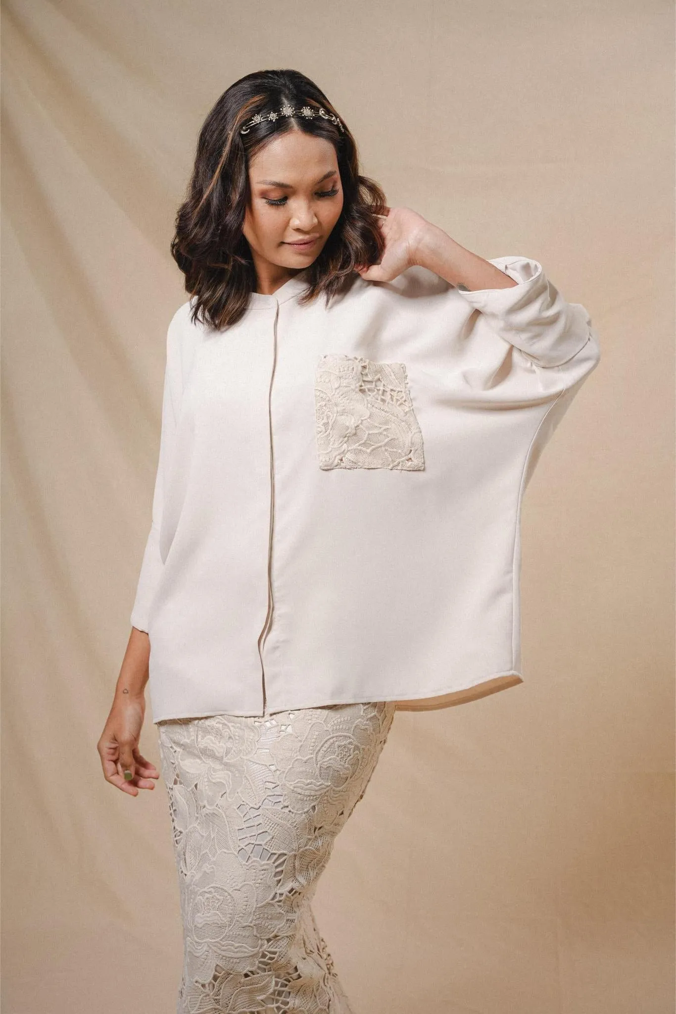 EVE TOP IN IVORY