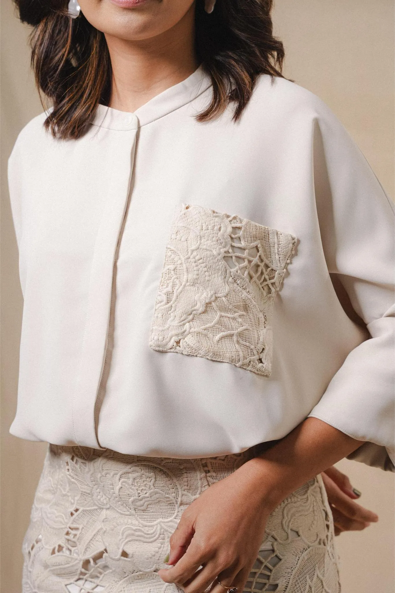 EVE TOP IN IVORY