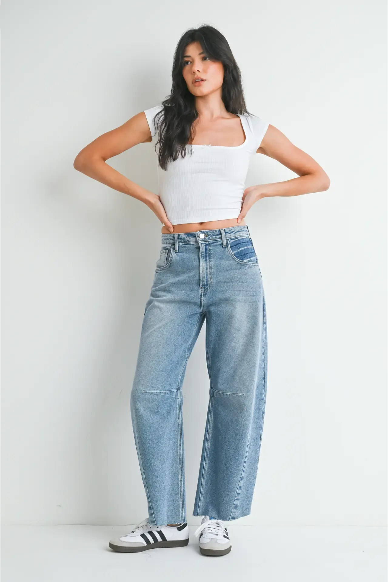 Eveline - Barrel Jean w/ Seams