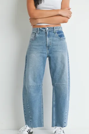 Eveline - Barrel Jean w/ Seams