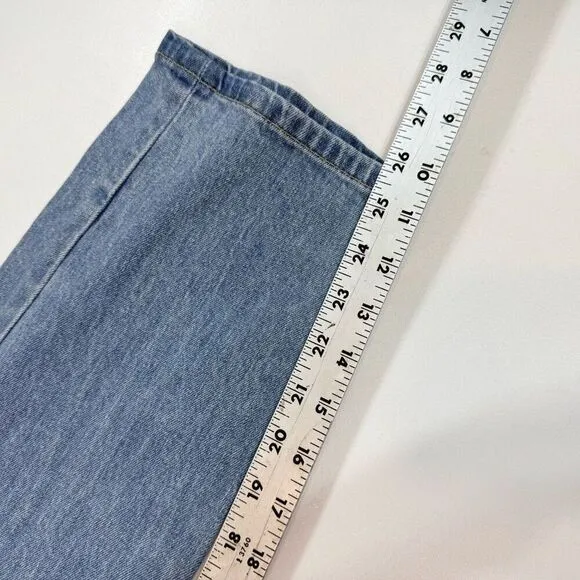 Everlane Jeans Womens 27 Mid-Wash High-Rise Organic Cotton Cheeky Crop Denim