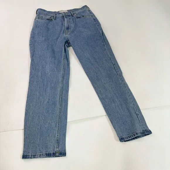 Everlane Jeans Womens 27 Mid-Wash High-Rise Organic Cotton Cheeky Crop Denim
