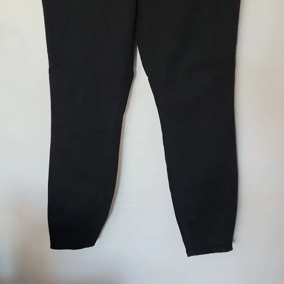 Everlane Way-High clean front Skinny Jeans Womens 32 Black  Organic Cotton