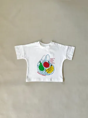 Farmers Market Relaxed Tee - White