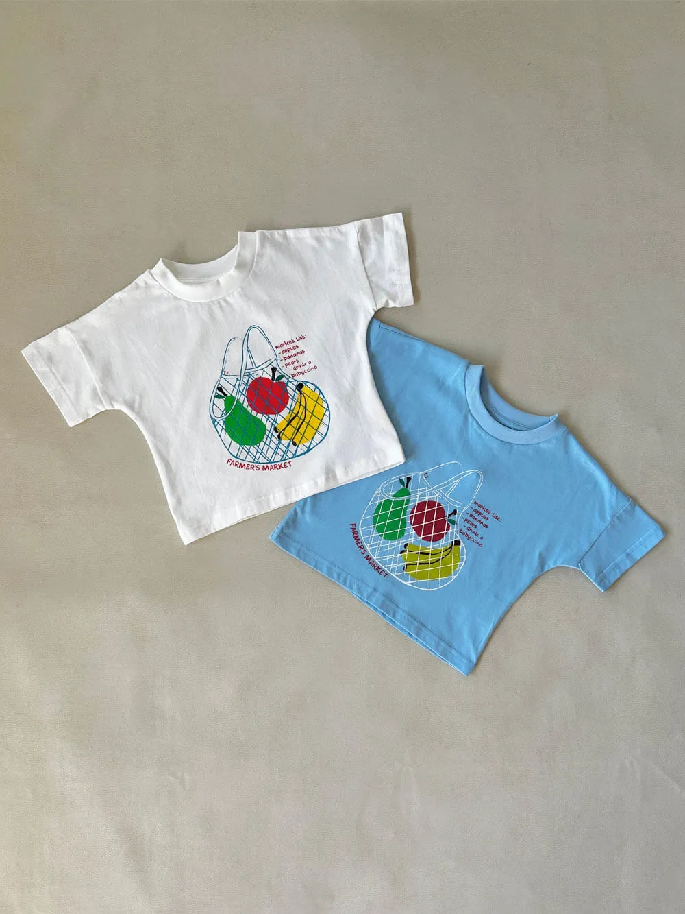 Farmers Market Relaxed Tee - White