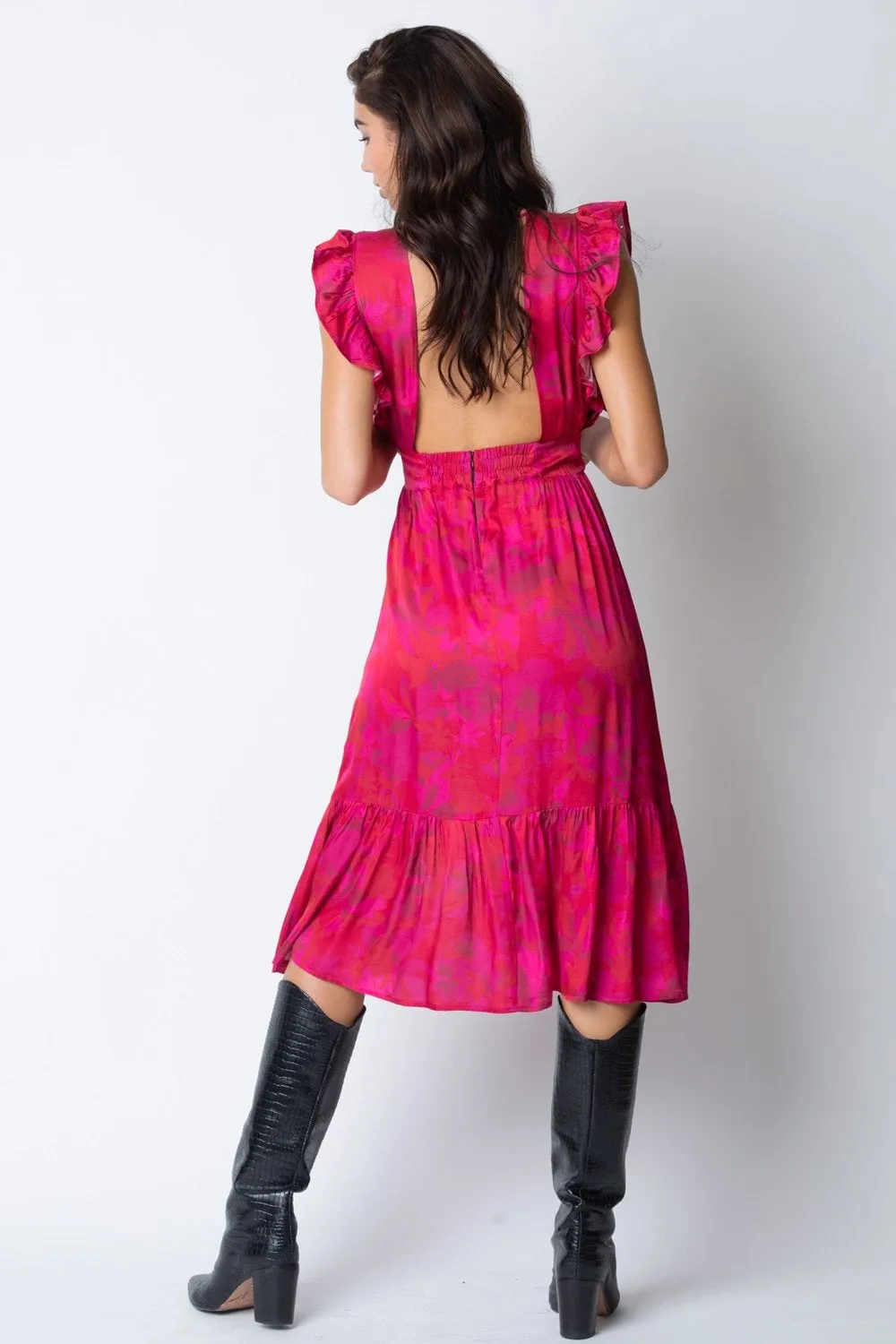 FINAL SALE: The Jessie Midi Dress, Sugar Plum