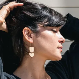 Flitta Earring · Double Semi-circle
