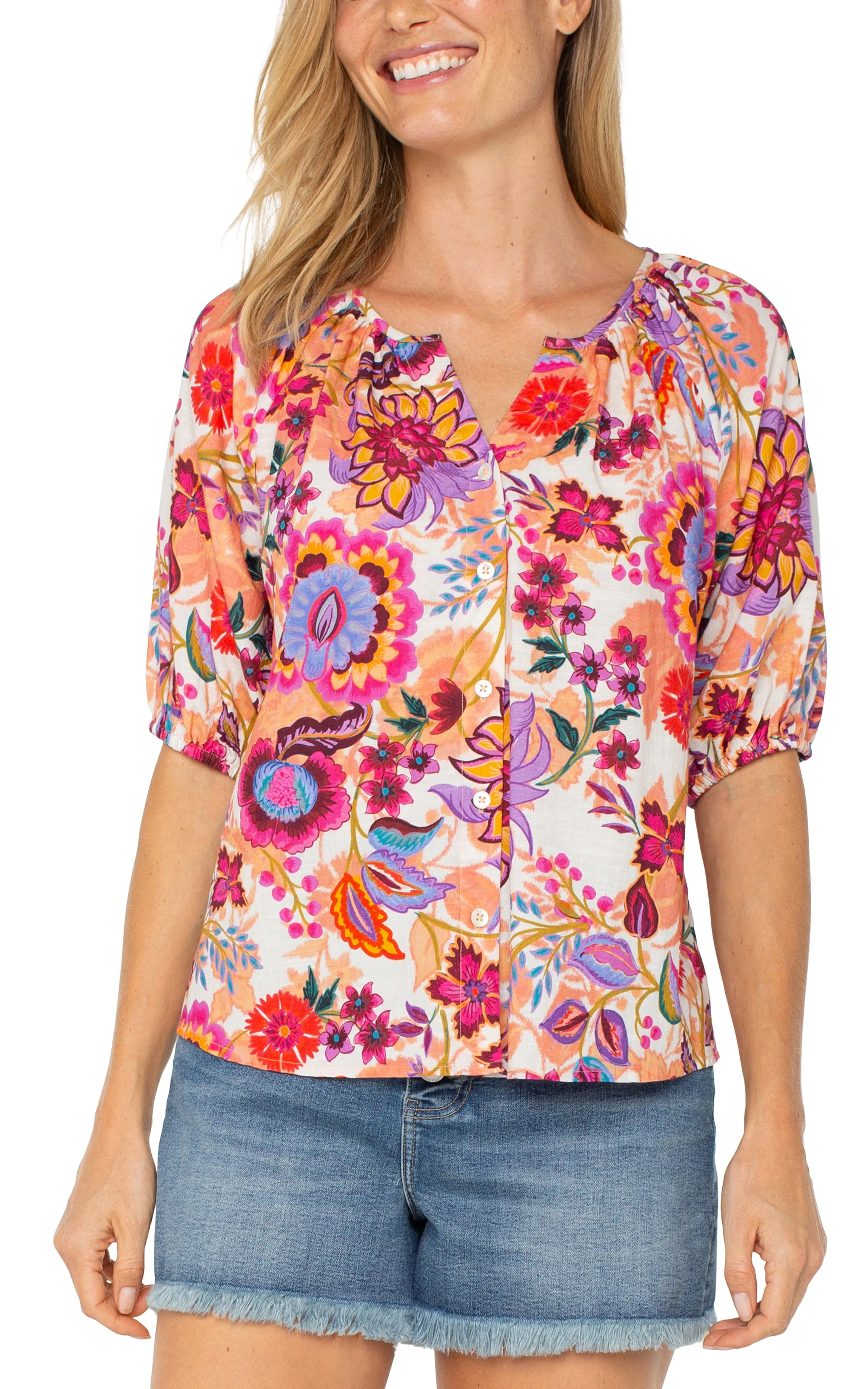 FLORAL PARADISE BLOUSE