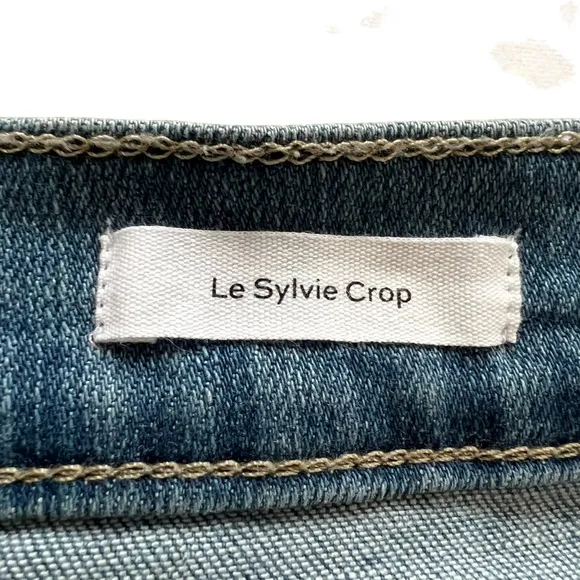 Frame Denim Le Sylvie Crop Jeans Decades Size 34
