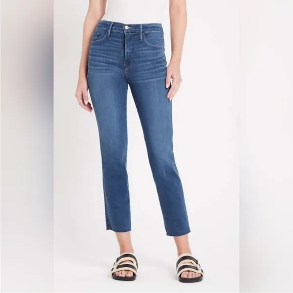 Frame Denim Le Sylvie Crop Jeans Decades Size 34