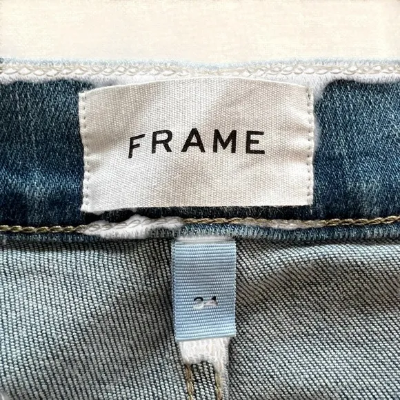 Frame Denim Le Sylvie Crop Jeans Decades Size 34