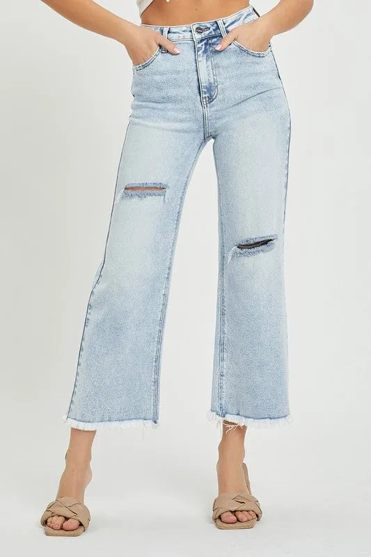 Frayed Crop Jeans