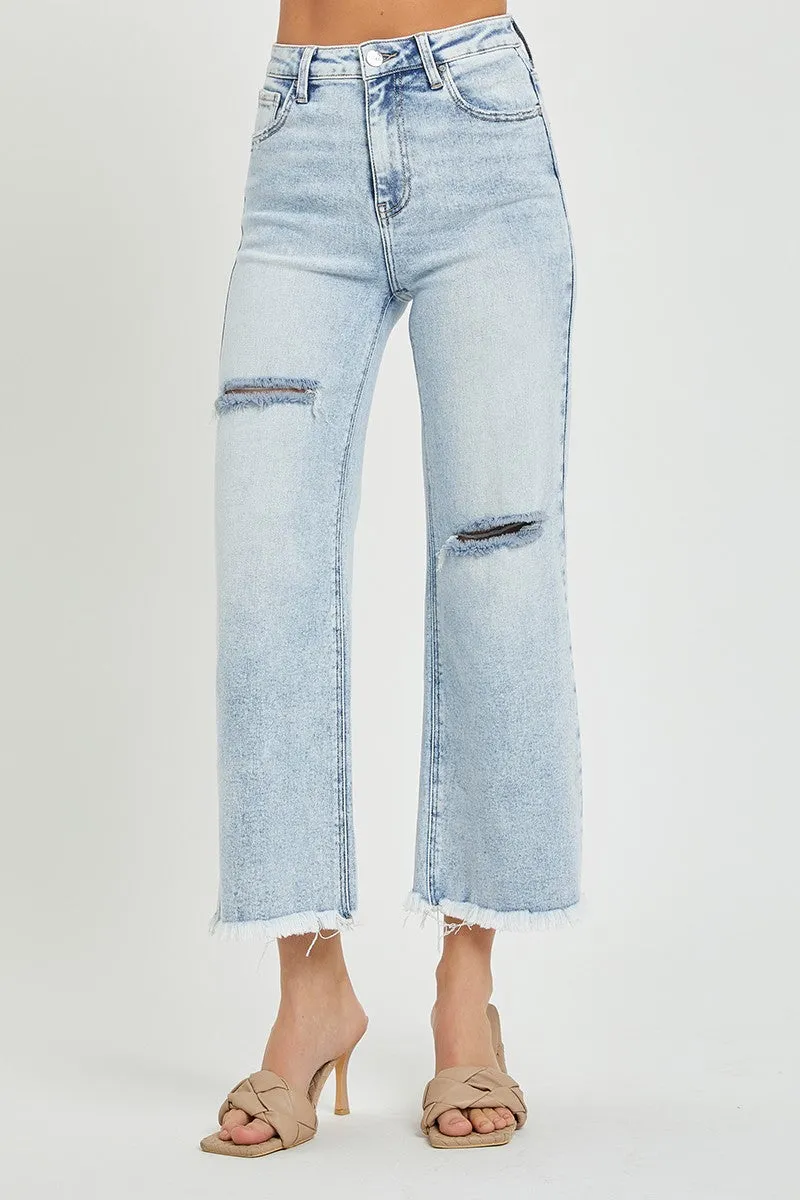 Frayed Crop Jeans