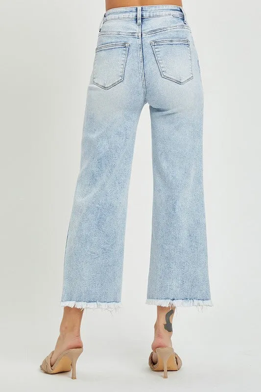 Frayed Crop Jeans
