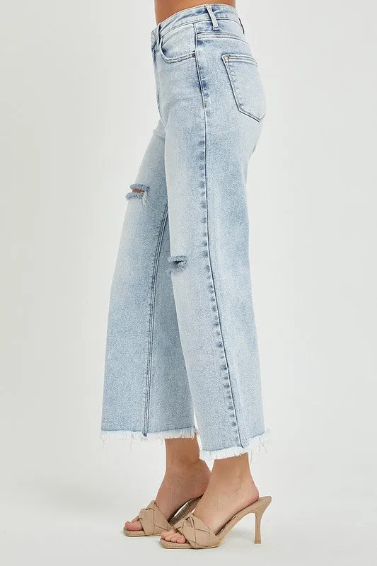 Frayed Crop Jeans