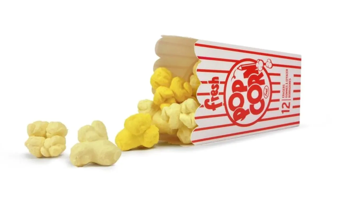 Fresh Popcorn Erasers