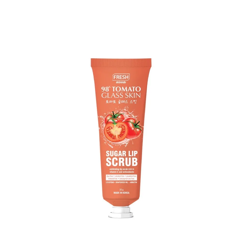 Fresh Tomato Glass Skin Sugar Lip Therapy Scrub 25g