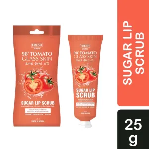 Fresh Tomato Glass Skin Sugar Lip Therapy Scrub 25g