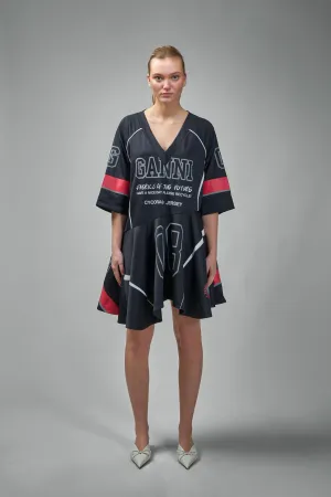 Future Mesh Oversized Mini Dress