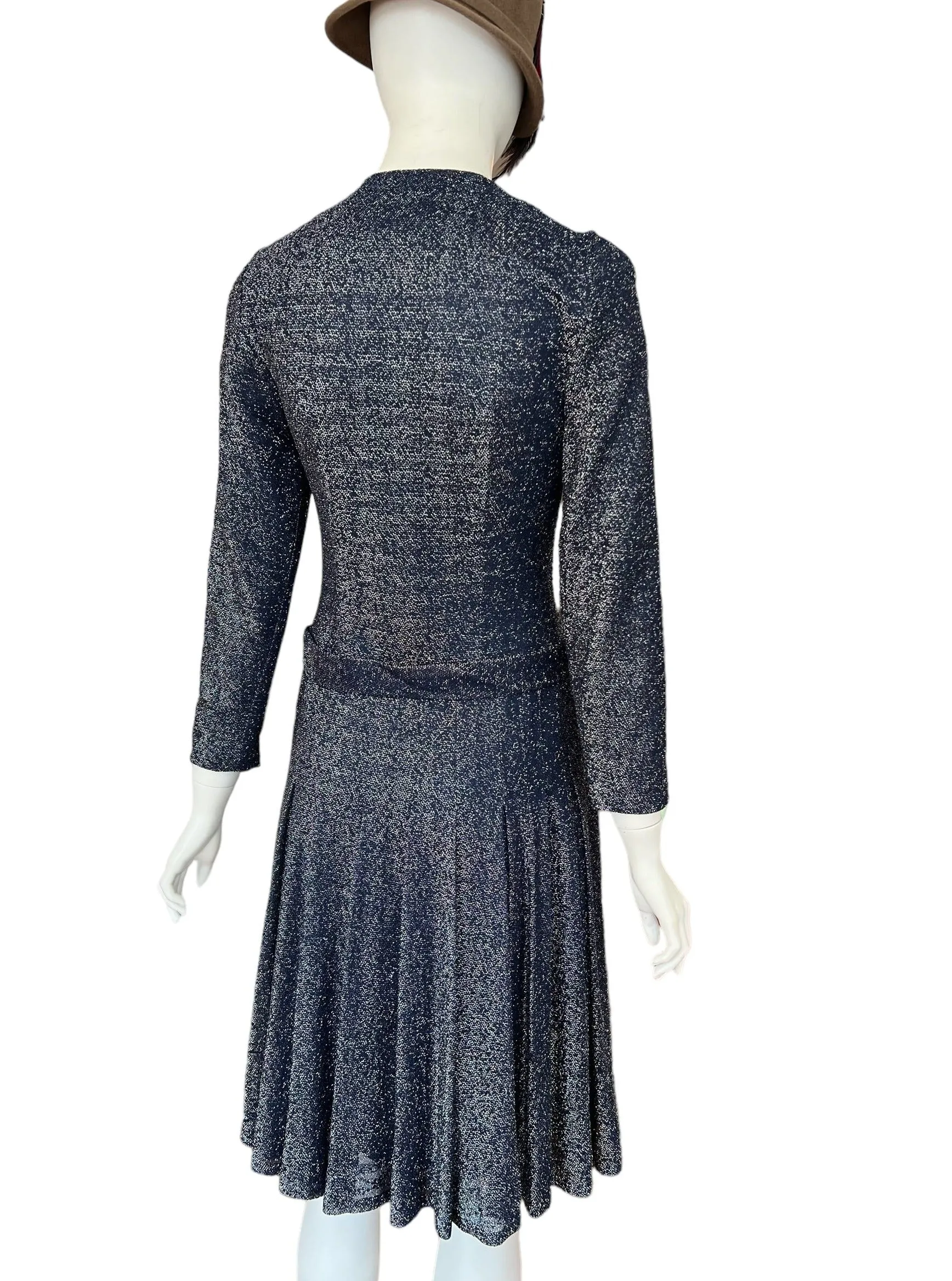 Geoffrey Beene A Starry Night Dress 20's inspired 70's