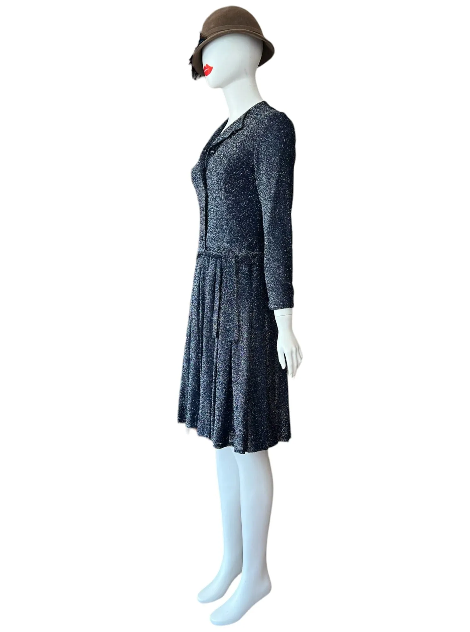 Geoffrey Beene A Starry Night Dress 20's inspired 70's