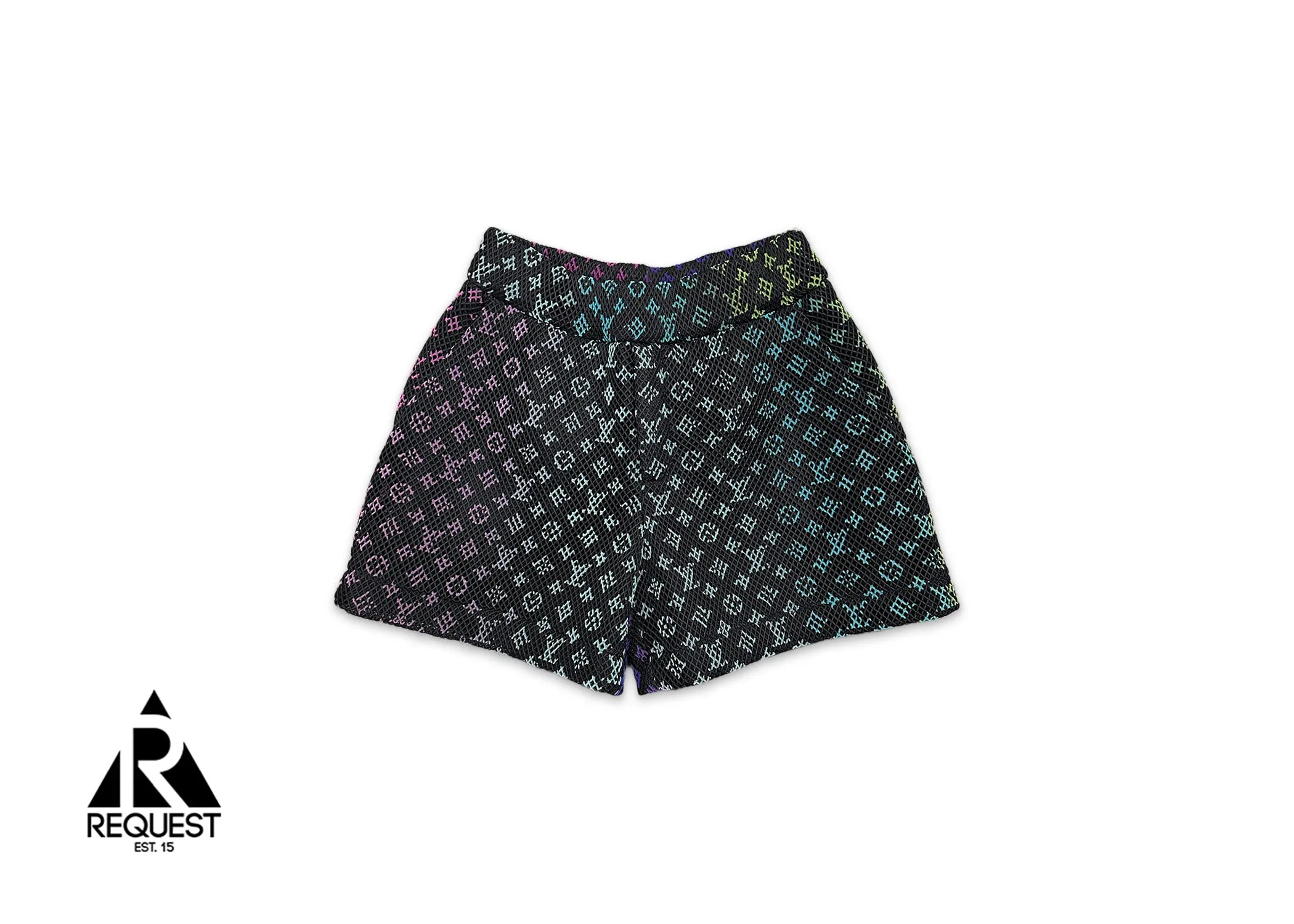 Gradient Monogram Mesh Shorts “Multicolor”