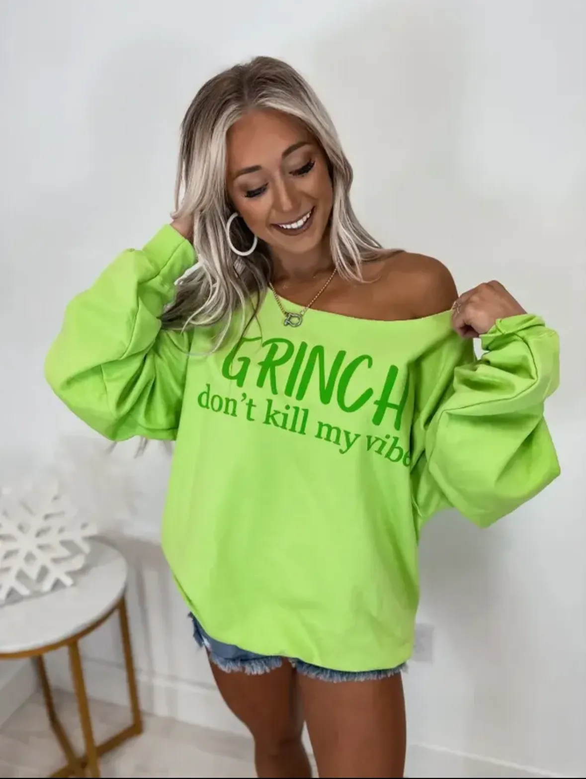 Grinch Christmas sweatshirt