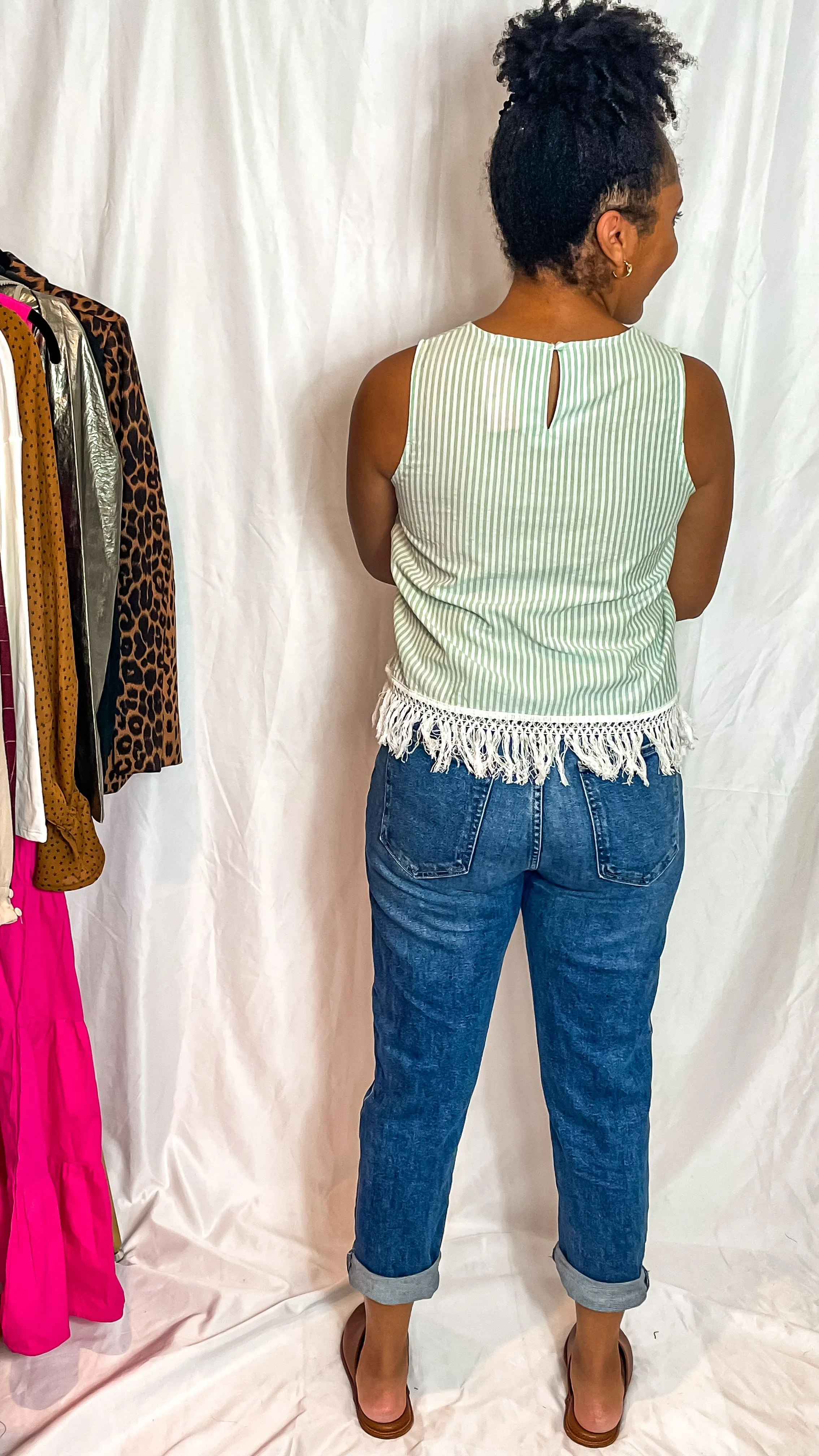 Heidi Tassel Trim Top